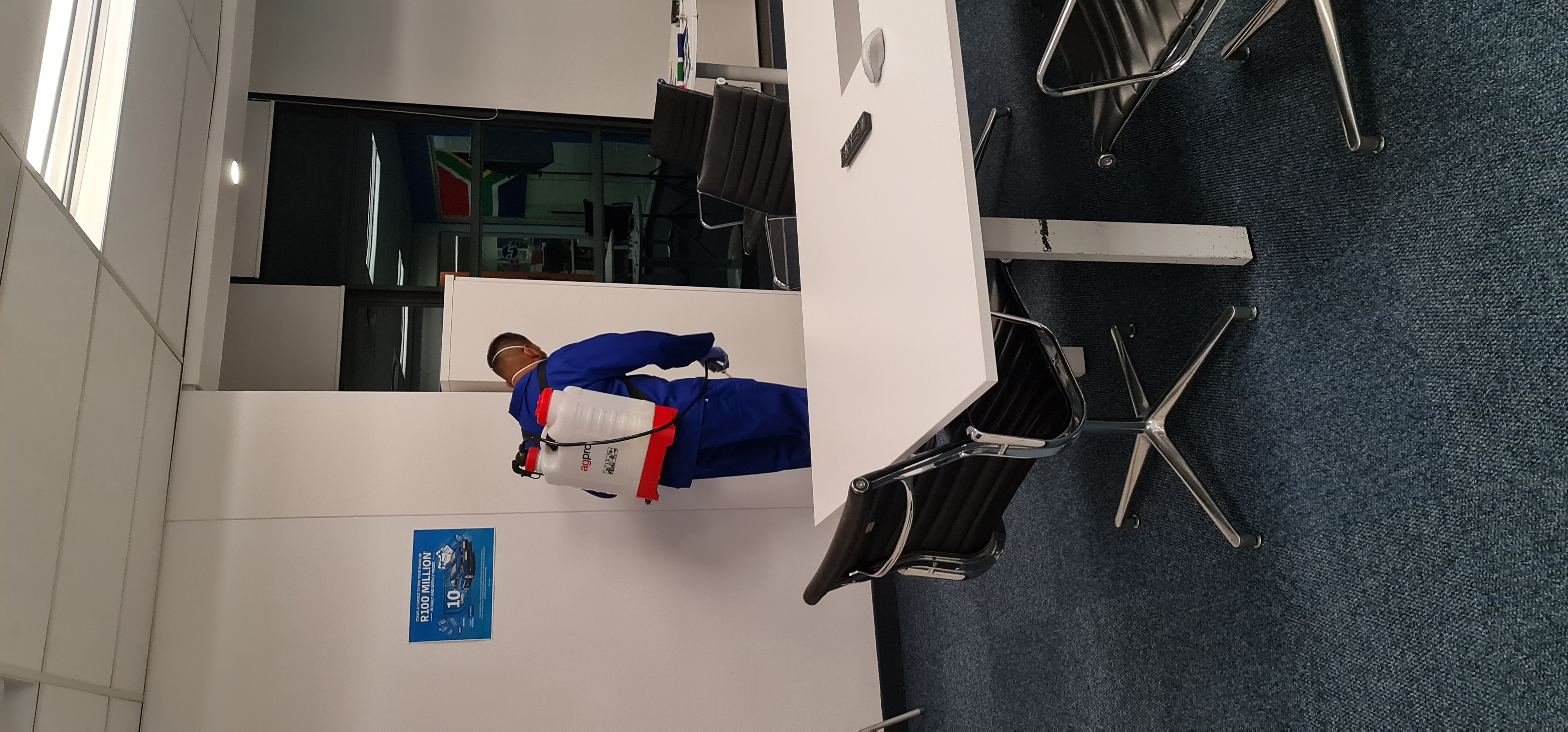 At work